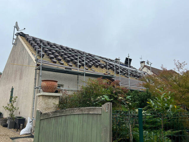 Rénovation complète de la toiture d'un pavillon dans les Yvelines
