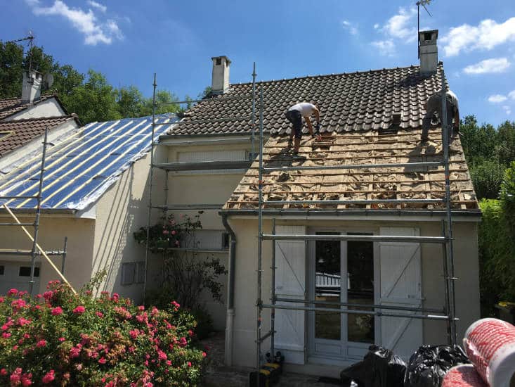 Rénovation complète de toiture à Clairefontaine-en-Yvelines